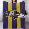 Baltimore Ravens Blankets - Fleece Blanket for Bed - Soft baltimore ravens blankets fleece blanket for bed soft ver 42