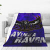 Baltimore Ravens Blankets - Fleece Blanket for Couch - Cozy (Throw Size) baltimore ravens blankets fleece blanket for couch cozy throw size ver 34