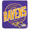 Baltimore Ravens Blankets - Fleece Blanket for Couch - Lightweight (Multiple Sizes) baltimore ravens blankets fleece blanket for couch lightweight multiple sizes ver 125