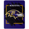 Baltimore Ravens Blankets - Fleece Blanket for Couch - Lightweight (Multiple Sizes) baltimore ravens blankets fleece blanket for couch lightweight multiple sizes ver 69