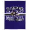 Baltimore Ravens Blankets - Fleece Blanket for Couch - Soft (Multiple Sizes) baltimore ravens blankets fleece blanket for couch soft multiple sizes ver 127