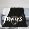 Baltimore Ravens Blankets - Fleece Blanket for Gift - Warm baltimore ravens blankets fleece blanket for gift warm ver 10