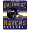 Baltimore Ravens Blankets - Sherpa Blanket for Bed - Soft (Throw Size) baltimore ravens blankets sherpa blanket for bed soft throw size ver 113