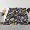 Baltimore Ravens Blankets - Sherpa Blanket for Couch - Cozy baltimore ravens blankets sherpa blanket for couch cozy ver 111