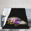 Baltimore Ravens Blankets - Sherpa Blanket for Couch - Soft baltimore ravens blankets sherpa blanket for couch soft ver 2