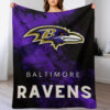 Baltimore Ravens Blankets - Sherpa Blanket for Gift - Cozy (Queen Size) baltimore ravens blankets sherpa blanket for gift cozy queen size ver 94