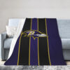 Baltimore Ravens Blankets - Sherpa Blanket for Sofa - Lightweight (Multiple Sizes) baltimore ravens blankets sherpa blanket for sofa lightweight multiple sizes ver 3