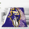 Baltimore Ravens Blankets - Sherpa Blanket for Sofa - Soft (Multiple Sizes) baltimore ravens blankets sherpa blanket for sofa soft multiple sizes ver 73