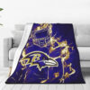 Baltimore Ravens Blankets - Sherpa Blanket for Sofa - Soft baltimore ravens blankets sherpa blanket for sofa soft ver 76