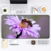 Bee & Purple Gerbera Honey Mousepad bee-purple-gerbera-honey-mousepad