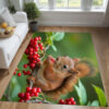 Bloom Nestify Cute Squirrel Rug – Cozy Woodland Charm for Your Home bloom-nestify-cute-squirrel-rug-cozy-woodland-charm-for-your-home
