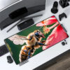 Bloom Nestify Hibiscus Bee Mousepad – Vibrant Tropical Desk Style Bloom Nestify Hibiscus Bee Mousepad – Vibrant Tropical Desk Style