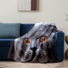 Bloom Nestify Red-Eyed Gray Cat Blanket – Unique Cozy Cat Design bloom-nestify-red-eyed-gray-cat-blanket-unique-cozy-cat-design