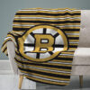 Boston Bruins Blankets - Fleece Blanket for Bed - Soft boston bruins blankets fleece blanket for bed soft ver 4