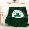 Boston Celtics Blanket - Fleece Blanket for Sofa - Lightweight (Throw Size) boston celtics blanket fleece blanket for sofa lightweight throw size ver 25