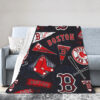 Boston Red Sox Blanket - Fleece Blanket for Sofa - Lightweight (Queen Size) boston red sox blanket fleece blanket for sofa lightweight queen size ver 24