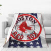 Boston Red Sox Blankets - Sherpa Blanket for Couch - Warm (Multiple Sizes) boston red sox blankets sherpa blanket for couch warm multiple sizes ver 54