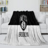 Brooklyn Nets Blanket - Fleece Blanket for Sofa - Lightweight (Throw Size) brooklyn nets blanket fleece blanket for sofa lightweight throw size ver 7
