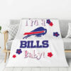 Buffalo Bills Blanket - Fleece Blanket for Sofa - Cozy (Throw Size) buffalo bills blanket fleece blanket for sofa cozy throw size ver 38