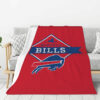 Buffalo Bills Blanket - Sherpa Blanket for Sofa - Soft (Throw Size) buffalo bills blanket sherpa blanket for sofa soft throw size ver 15