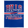 Buffalo Bills Blanket - Sherpa Blanket for Sofa - Warm (Throw Size) buffalo bills blanket sherpa blanket for sofa warm throw size ver 25