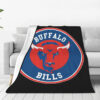 Buffalo Bills Blankets - Fleece Blanket for Couch - Cozy (Multiple Sizes) buffalo bills blankets fleece blanket for couch cozy multiple sizes ver 51