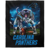 Carolina Panthers Blankets - Fleece Blanket for Gift - Lightweight (Throw Size) carolina panthers blankets fleece blanket for gift lightweight throw size ver 32