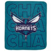 Charlotte Hornets Blanket - Sherpa Blanket for Sofa - Warm (Queen Size) charlotte hornets blanket sherpa blanket for sofa warm queen size ver 5