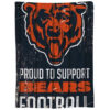 Chicago Bears Blanket - Fleece Blanket for Couch - Soft chicago bears blanket fleece blanket for couch soft ver 32