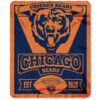 Chicago Bears Blanket - Fleece Blanket for Sofa - Soft (Throw Size) chicago bears blanket fleece blanket for sofa soft throw size ver 75