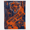 Chicago Bears Blanket - Fleece Blanket for Sofa - Warm (Queen Size) chicago bears blanket fleece blanket for sofa warm queen size ver 91