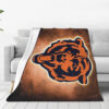Chicago Bears Blanket - Sherpa Blanket for Bed - Cozy chicago bears blanket sherpa blanket for bed cozy ver 23