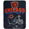 Chicago Bears Blanket - Sherpa Blanket for Bed - Soft (Multiple Sizes) chicago bears blanket sherpa blanket for bed soft multiple sizes ver 33