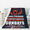 Chicago Bears Blanket - Sherpa Blanket for Bed - Soft (Throw Size) chicago bears blanket sherpa blanket for bed soft throw size ver 43