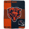 Chicago Bears Blanket - Sherpa Blanket for Couch - Cozy chicago bears blanket sherpa blanket for couch cozy ver 69