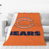 Chicago Bears Blanket - Sherpa Blanket for Couch – Lightweight chicago bears blanket sherpa blanket for couch lightweight ver 106