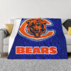 Chicago Bears Blanket - Sherpa Blanket for Couch - Lightweight chicago bears blanket sherpa blanket for couch lightweight ver 63