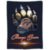 Chicago Bears Blanket - Sherpa Blanket for Gift - Warm chicago bears blanket sherpa blanket for gift warm ver 94