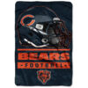 Chicago Bears Blankets - Fleece Blanket for Bed - Cozy (Multiple Sizes) chicago bears blankets fleece blanket for bed cozy multiple sizes ver 71