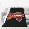 Chicago Bears Blankets - Fleece Blanket for Bed - Soft (Throw Size) chicago bears blankets fleece blanket for bed soft throw size ver 104