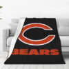 Chicago Bears Blankets - Fleece Blanket for Couch - Lightweight (Multiple Sizes) chicago bears blankets fleece blanket for couch lightweight multiple sizes ver 96