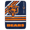 Chicago Bears Blankets - Sherpa Blanket for Couch - Lightweight (Queen Size) chicago bears blankets sherpa blanket for couch lightweight queen size ver 70