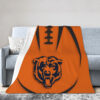 Chicago Bears Blankets - Sherpa Blanket for Sofa - Cozy chicago bears blankets sherpa blanket for sofa cozy ver 25