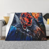 Chicago Bears Blankets - Sherpa Blanket for Sofa - Soft (Multiple Sizes) chicago bears blankets sherpa blanket for sofa soft multiple sizes ver 57