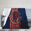 Chicago Bears Blankets - Sherpa Blanket for Sofa - Warm (Throw Size) chicago bears blankets sherpa blanket for sofa warm throw size ver 52