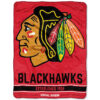 Chicago Blackhawks Blankets - Fleece Blanket for Couch - Lightweight (Multiple Sizes) chicago blackhawks blankets fleece blanket for couch lightweight multiple sizes ver 4