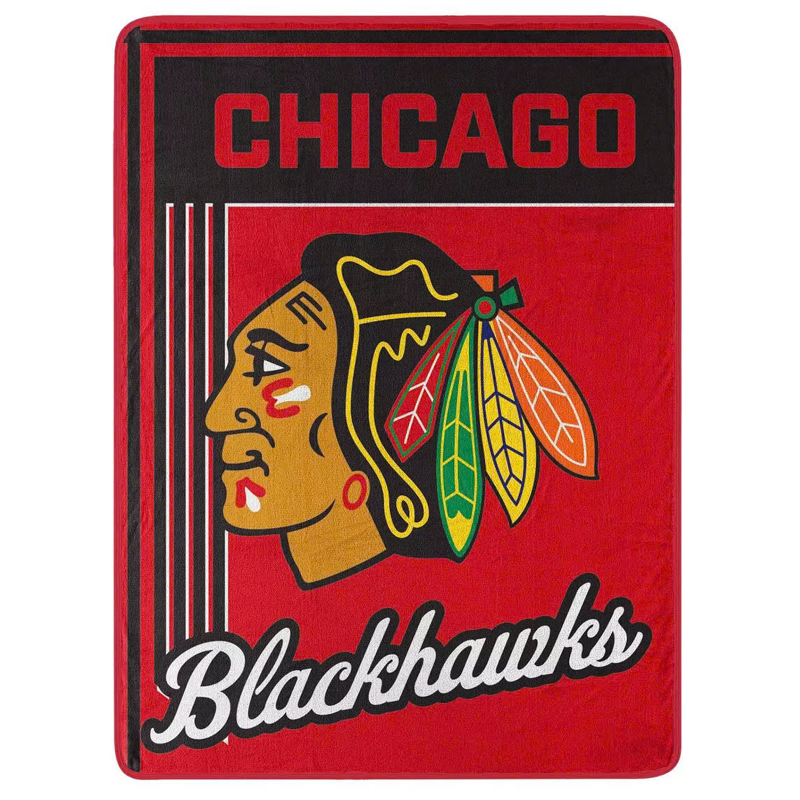chicago-blackhawks-blankets-sherpa-blanket-for-couch-lightweight-ver-2 chicago blackhawks blankets sherpa blanket for couch lightweight ver 2
