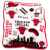 Chicago Bulls Blanket - Fleece Blanket for Bed - Lightweight chicago bulls blanket fleece blanket for bed lightweight ver 12