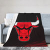 Chicago Bulls Blankets - Sherpa Blanket for Couch - Soft (Throw Size) chicago bulls blankets sherpa blanket for couch soft throw size ver 20