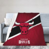 Chicago Bulls Blankets - Sherpa Blanket for Sofa - Cozy (Throw Size) chicago bulls blankets sherpa blanket for sofa cozy throw size ver 24